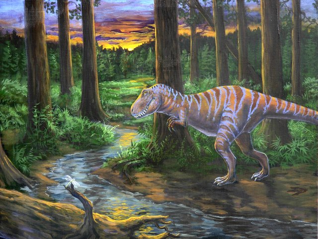 T-Rex in the forest