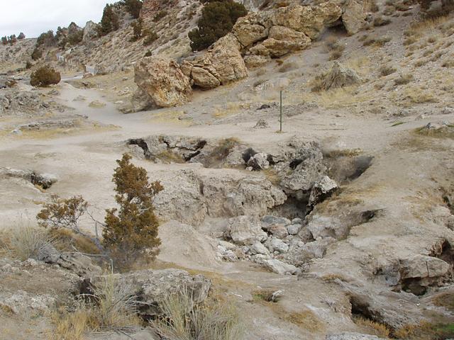 Fumaroles at Hot Creek Geothermal Area