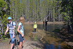 Crossing Tenaya Creek on the Sunrise Trail