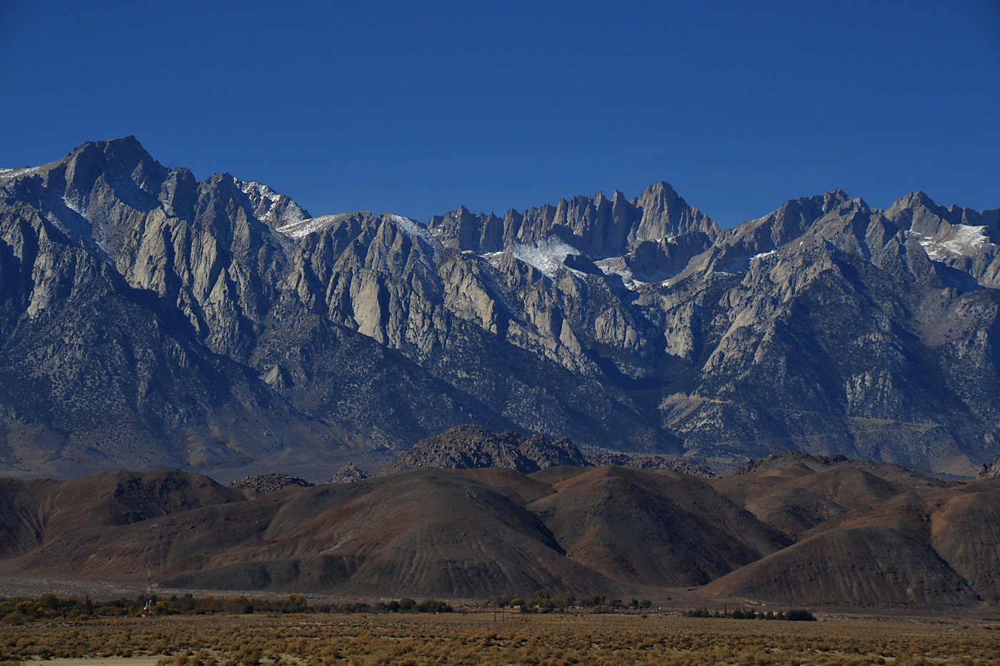 Mount Whitney, Lone Pine Peak and the Alabama Hills