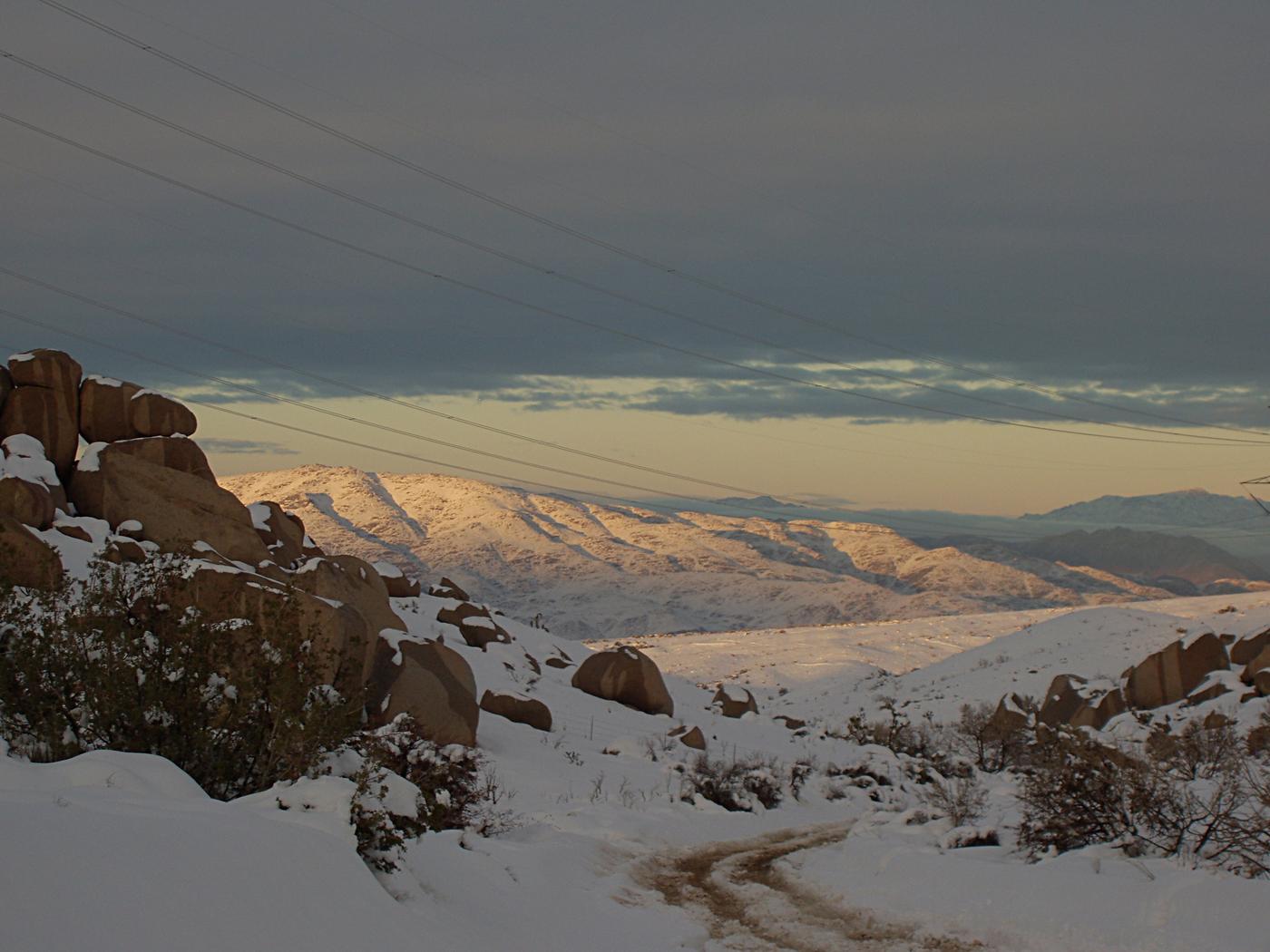 Bowen Ranch Road Coming from Deep Creek Hot Springs