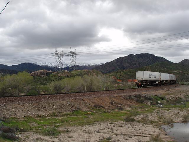 Clouds and Snow at Cajon