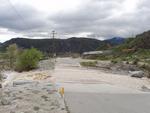 Flooding at Swarthart Canyon Road in Cajon Pass