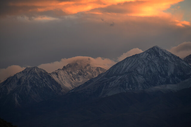 Sunset and Storm Clouds