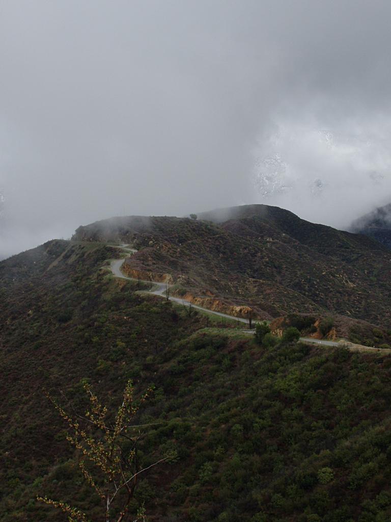 Glendora Ridge Road on a Stormy Day