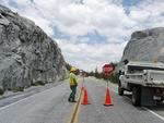 Road Work Near Tenaya Lake