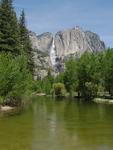 Yosemite Falls from Swinging Bridge