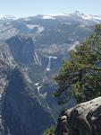 Vernal and Nevada Falls from Glacier Point