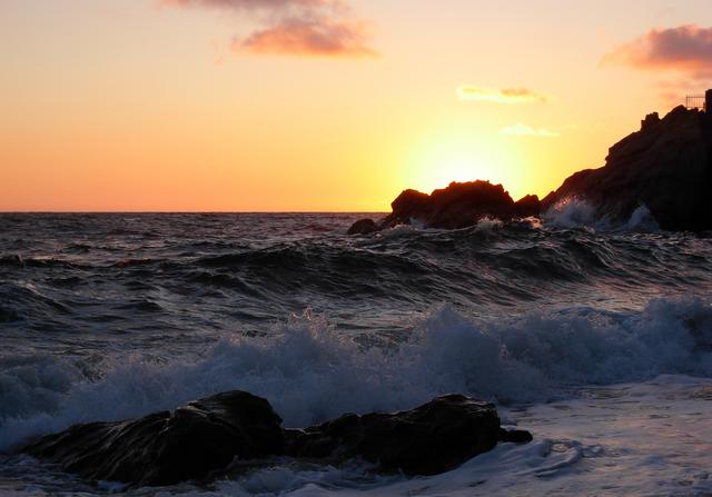 Moss Point, Laguna Beach Sunset