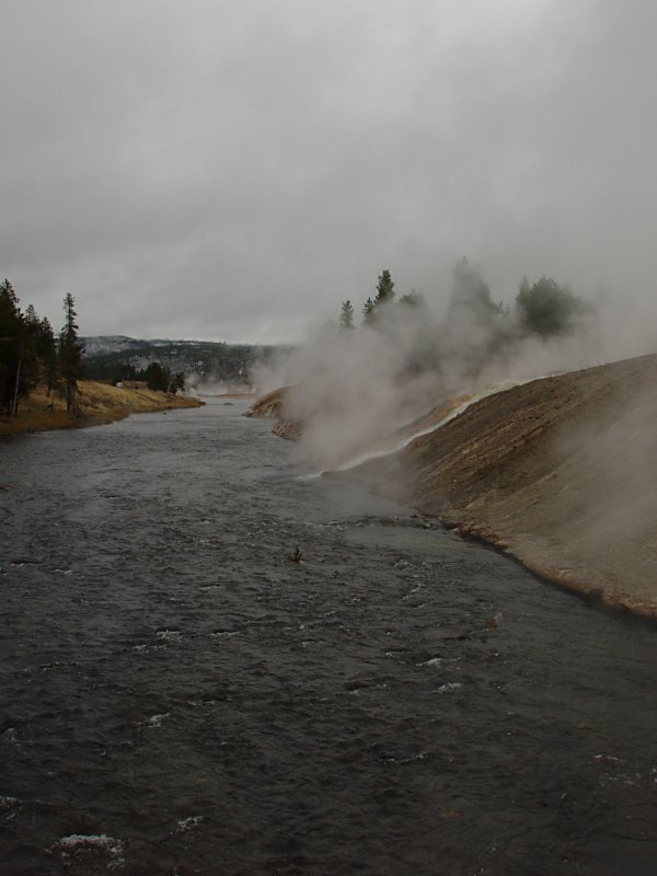 Firehole River at Excelsior Geyser