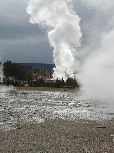 Grand Geyser Erupting