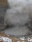 Mud Volcano and Snow