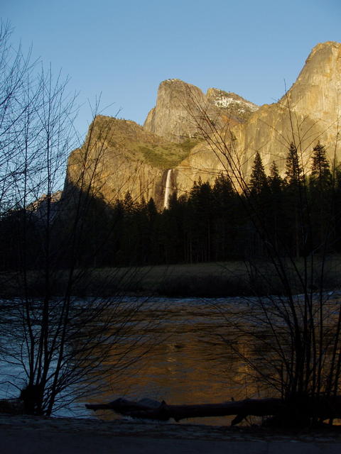 Bridal Veil Falls at Sunset