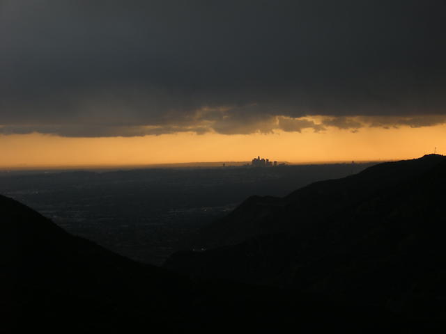 Downtown Los Angeles at Sunset