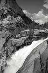 Nevada Falls Close-up B&W