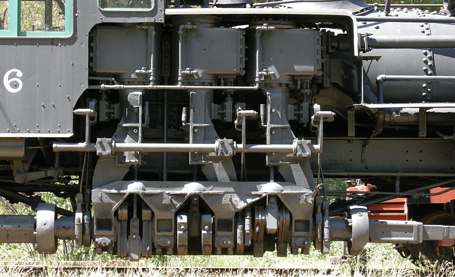 Cylinders on Hetch Hetchy Railroad Number 6