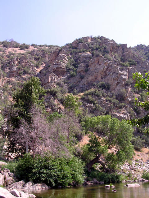 Amazing View Looking Up From Deep Creek - Southwest View