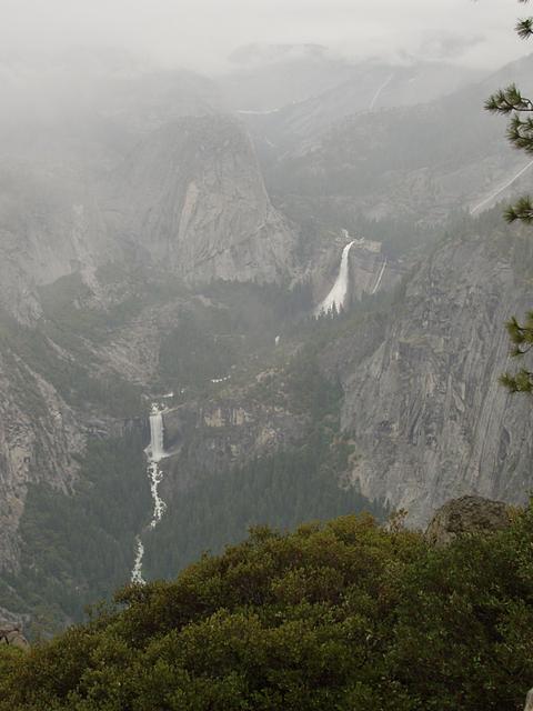 Vernal and Nevada Falls from Washburn Point