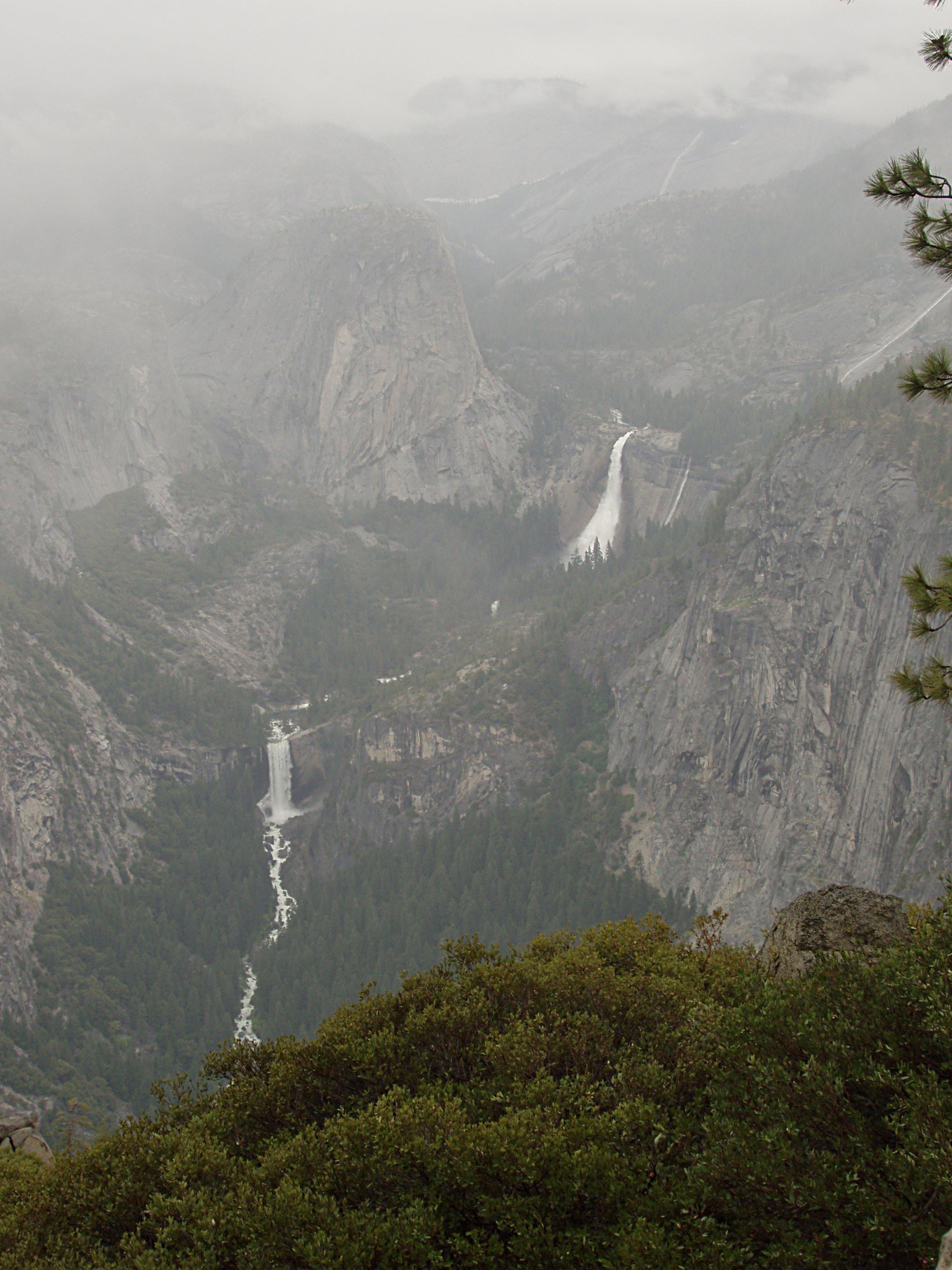 Vernal and Nevada Falls from Washburn Point