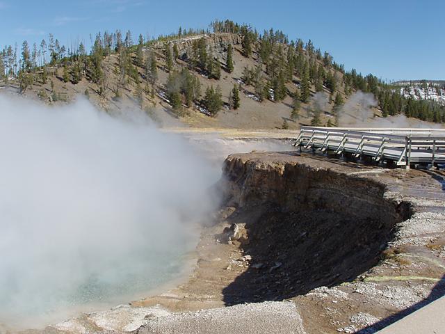 Edge of Excelsior Geyser Crater