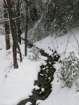 Stream and Snow Along Glendora Ridge Road