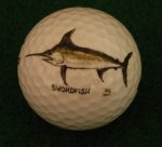 Swordfish Golf Ball