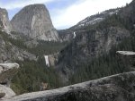 Vernal and Nevada Falls from Sierra Point