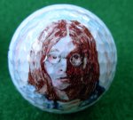 John Lennon Golf Ball