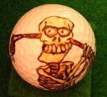 Swingin' Bones Golf Ball