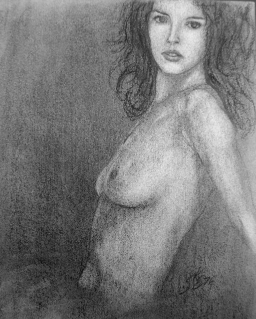 Charcoal sketch
