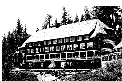 Glacier Point Hotel, constructed in 1917