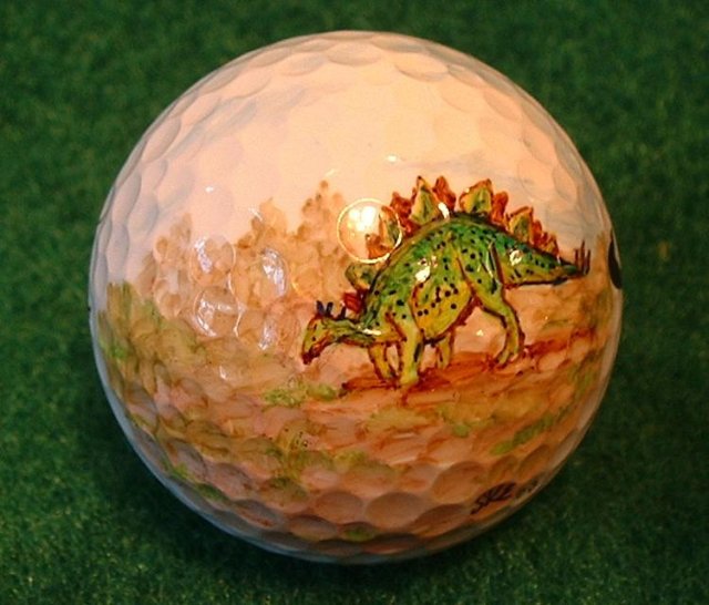 Stegosaurus Golf Ball