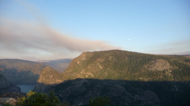 Smoke from Harden fire July 4th 2009