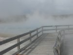 Foggy Walkway - Black Sands Geyser Basin