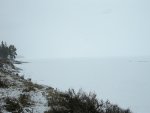 Frozen Over Yellowstone Lake 