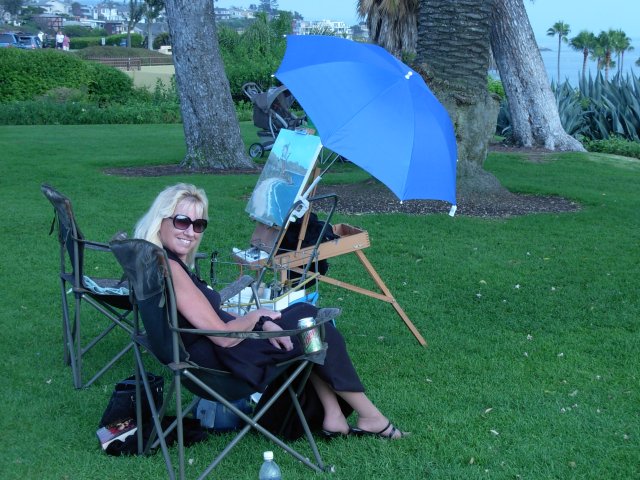 Carole at Corona Del Mar Viewpoint Park