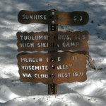 Sunrise Trailhead Sign
