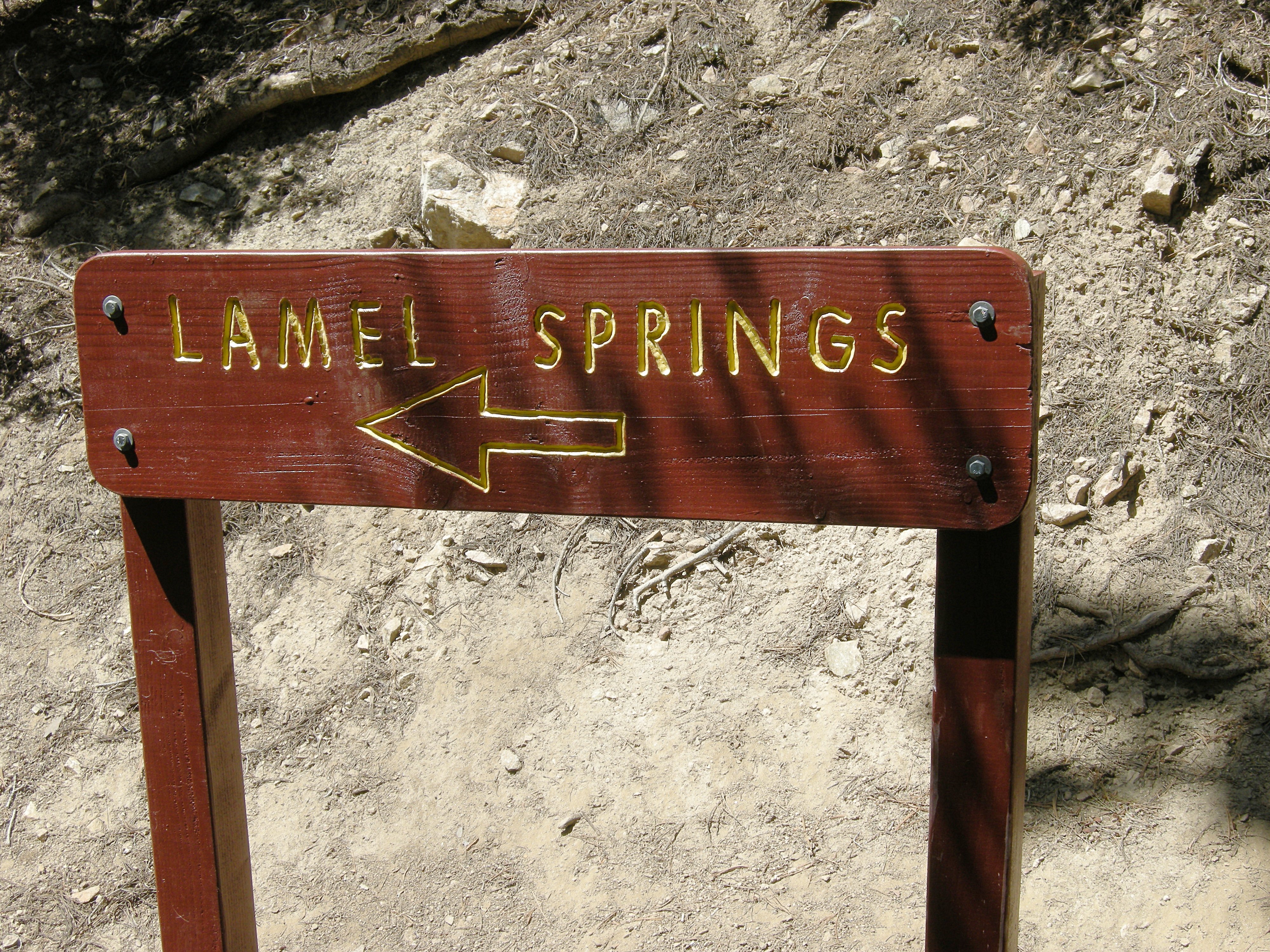 Lamel Spring is a short side trip