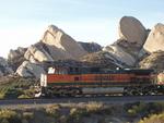BNSF Train at Mormon Rocks