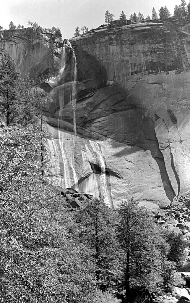 Nevada Fall Almost Dry