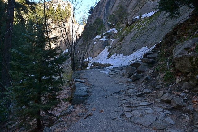The Mist Trail in Winter