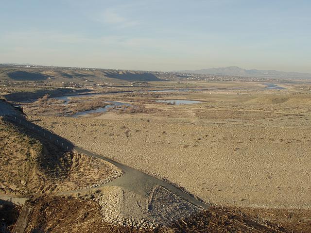 Mojave River Leaving the Dam