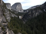 Nevada and Vernal Falls from Sierra Point