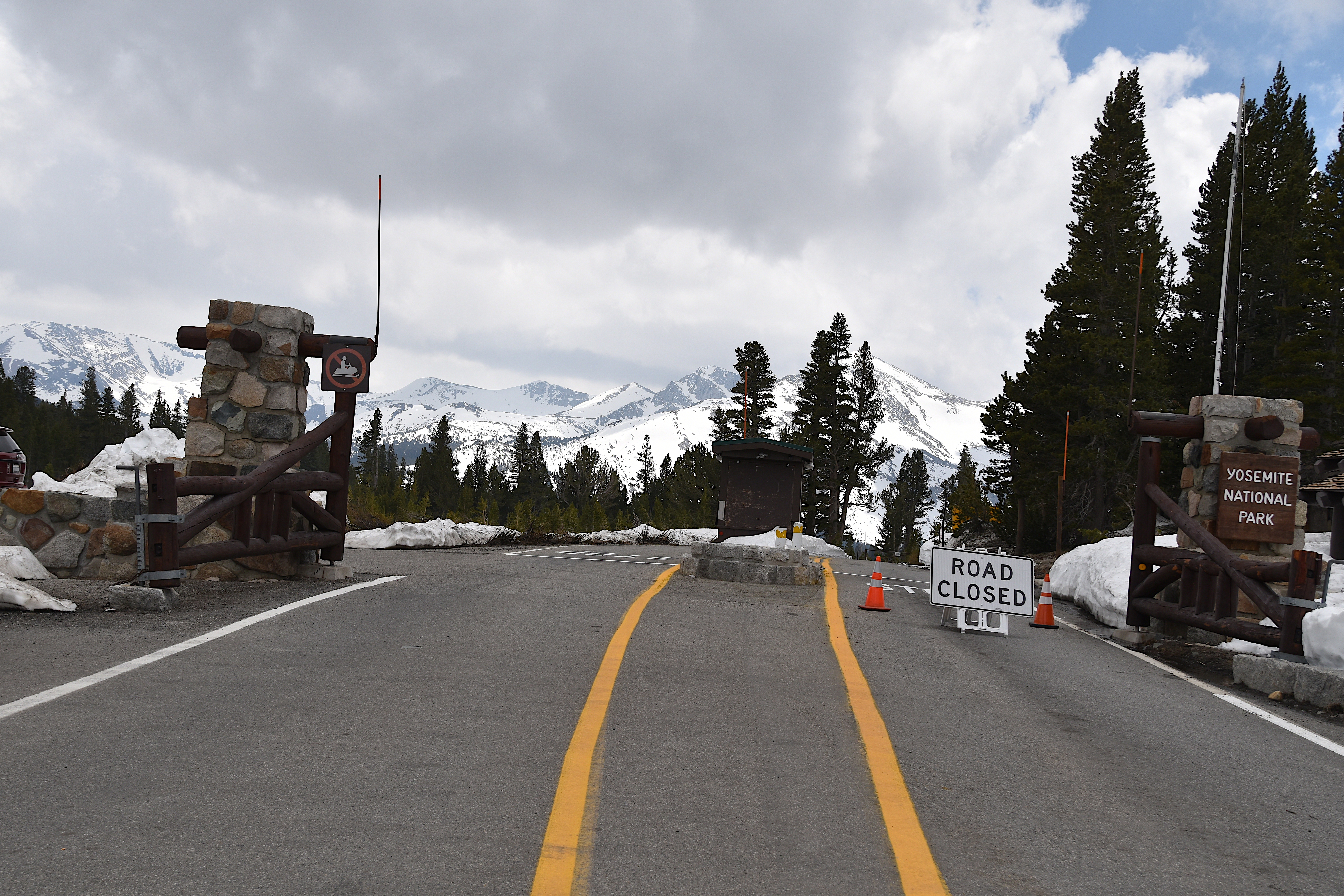 Road Closed at Tioga Pass