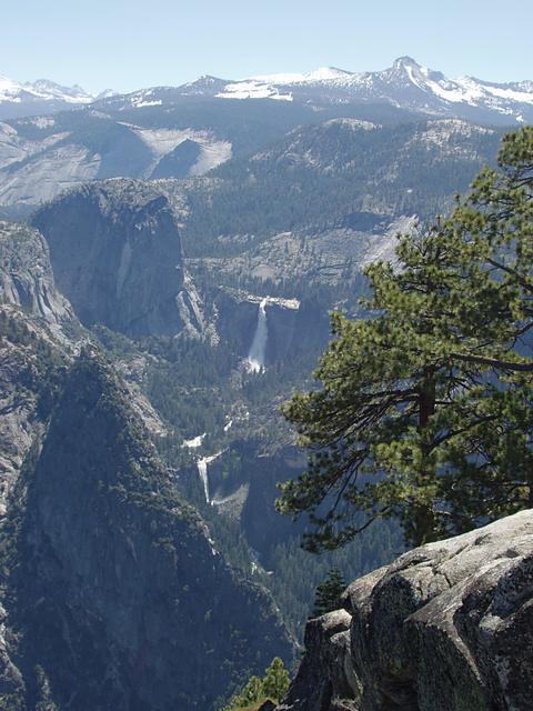 Vernal and Nevada Falls from Glacier Point