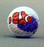 Clown Anemone Fish Golf Ball-