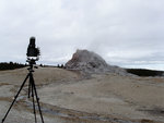 View Camera and White Dome Geyser