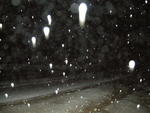 Snow Falling on Mount Baldy Road