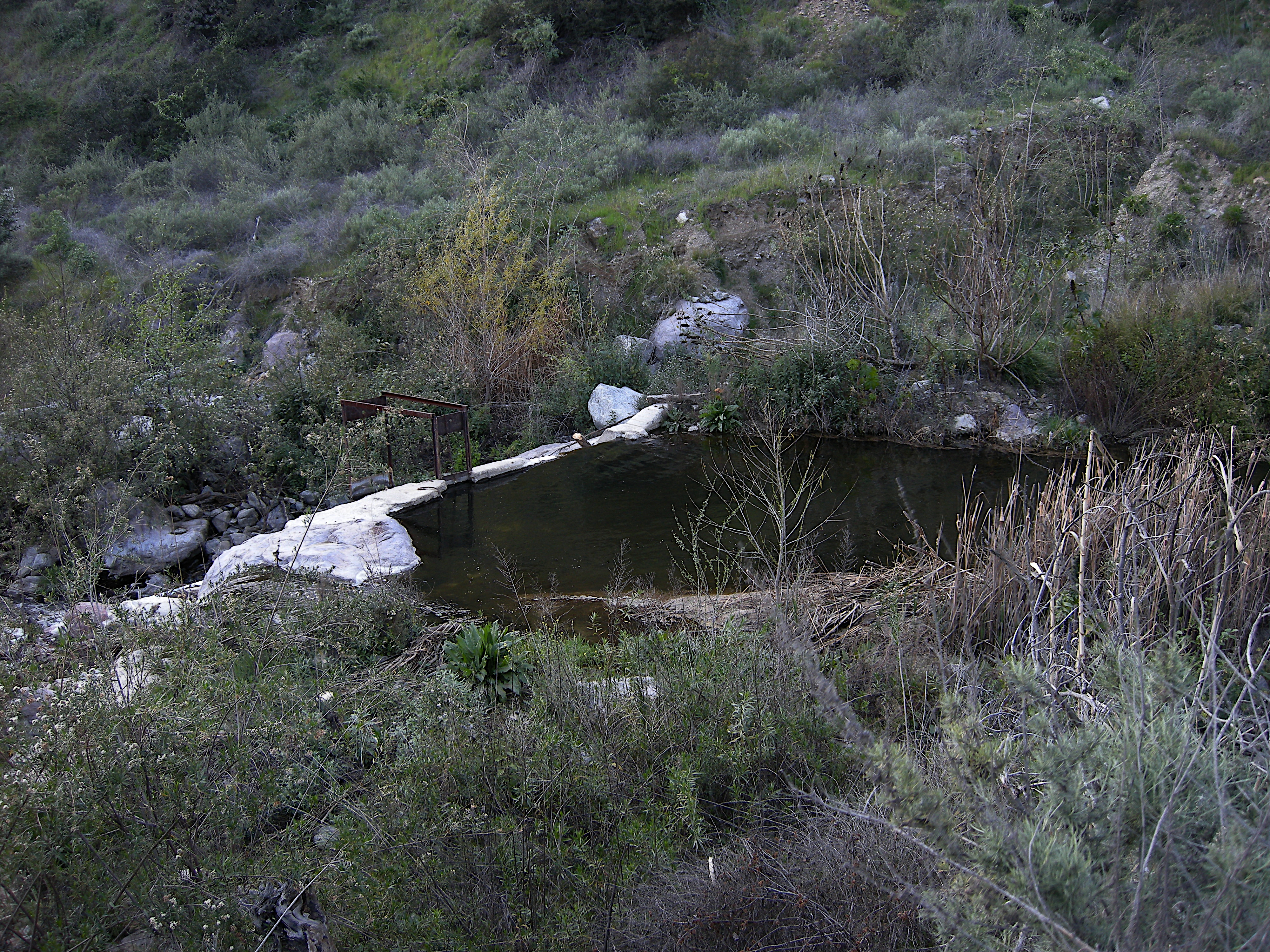 Water Diversion at San Dimas Canyon