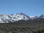 Snow Covered Eastern Sierra from Long Valley Caldera